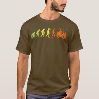 Forklift operator Evolution T Shirt