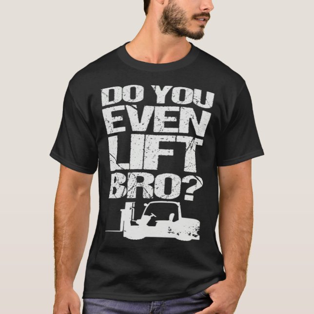 Forklift Operator For Men Women Forklift Drive T Shirt (Framsida)