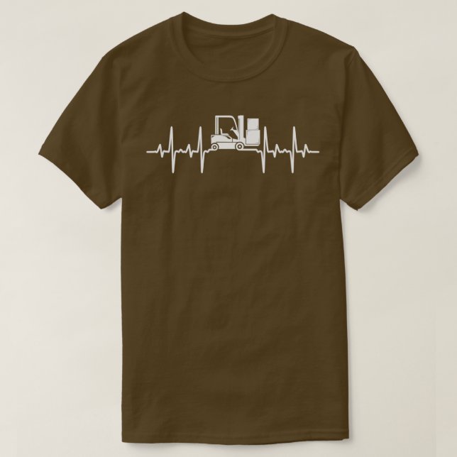 Forklift operator Forklift Driver Forklift Lastbil T Shirt (Design framsida)
