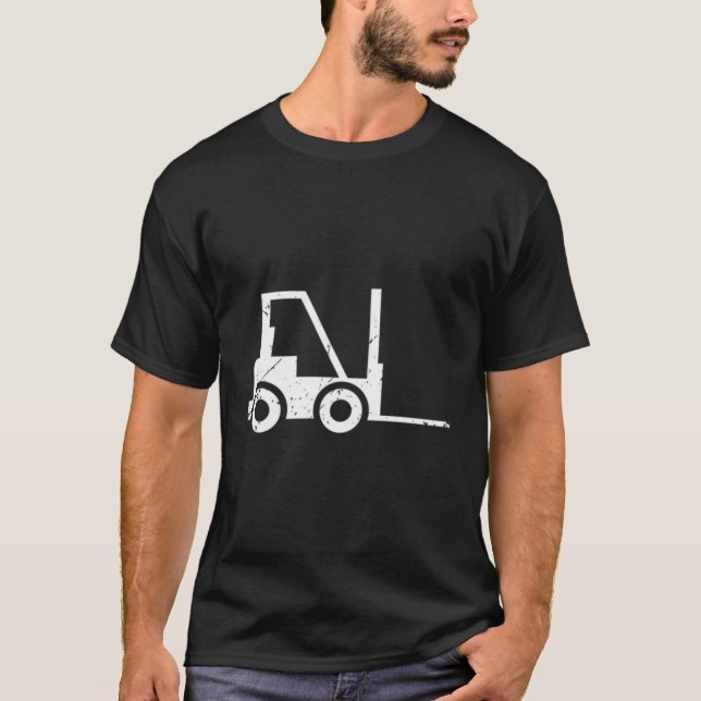 Forklift operator I Funny Driver Forklifter Gift T Shirt (Framsida)
