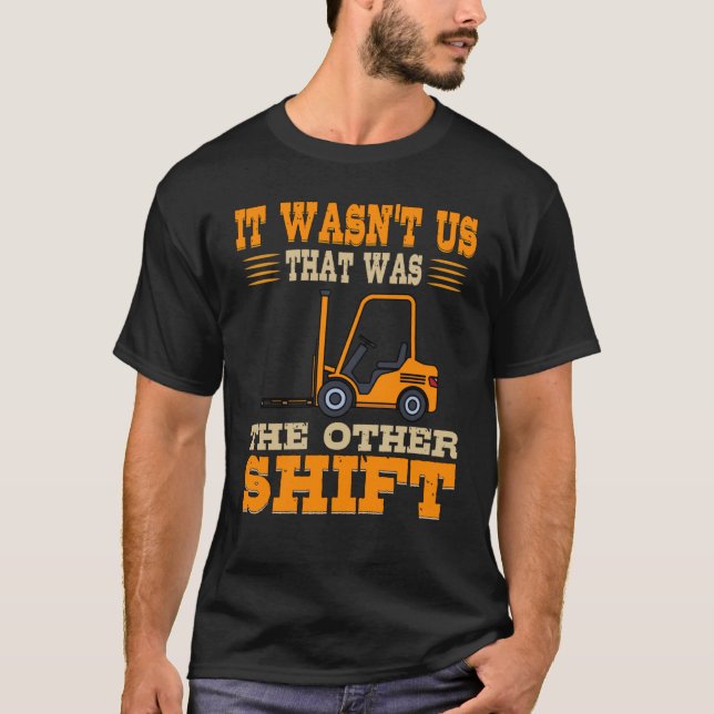 Forklift Operator Material Handler Lift Driver Oth T Shirt (Framsida)