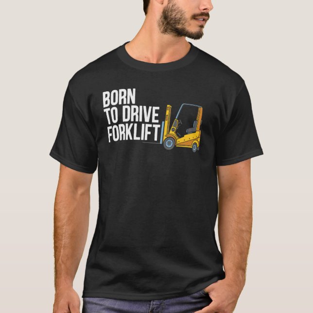 Forklift Operator Truck Worker_2 T Shirt (Framsida)