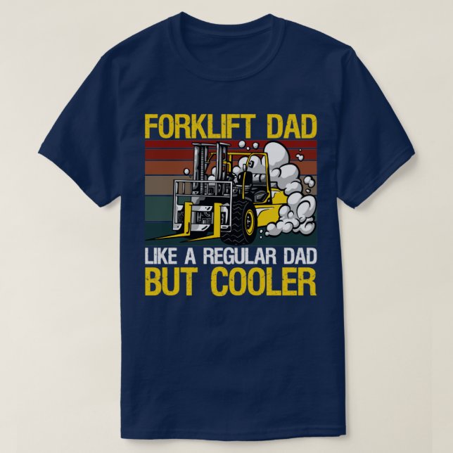 Forklift Pappa T Shirt (Design framsida)
