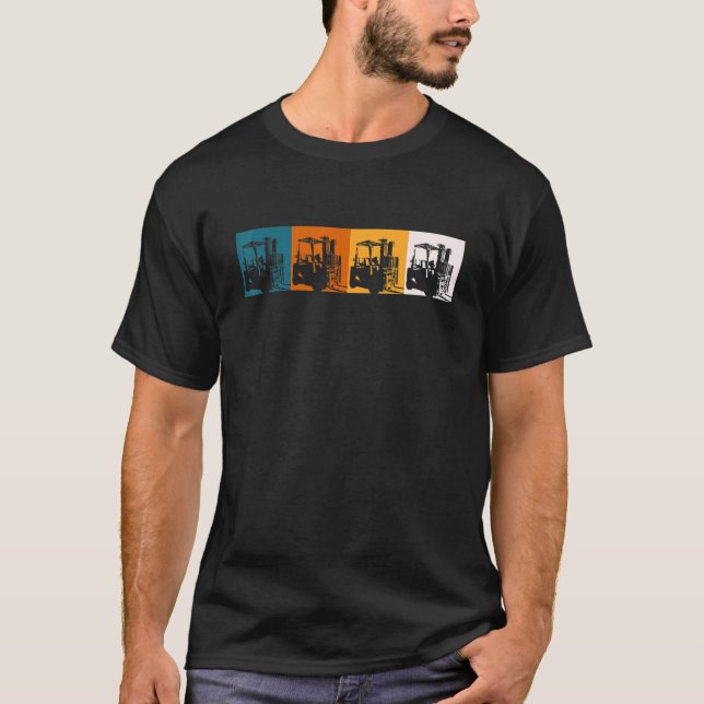 Forklift T Shirt (Framsida)