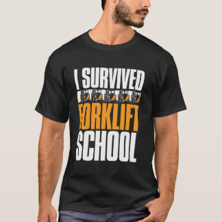 Forklifter School - Warehouse Auktoriserad Forklif T Shirt
