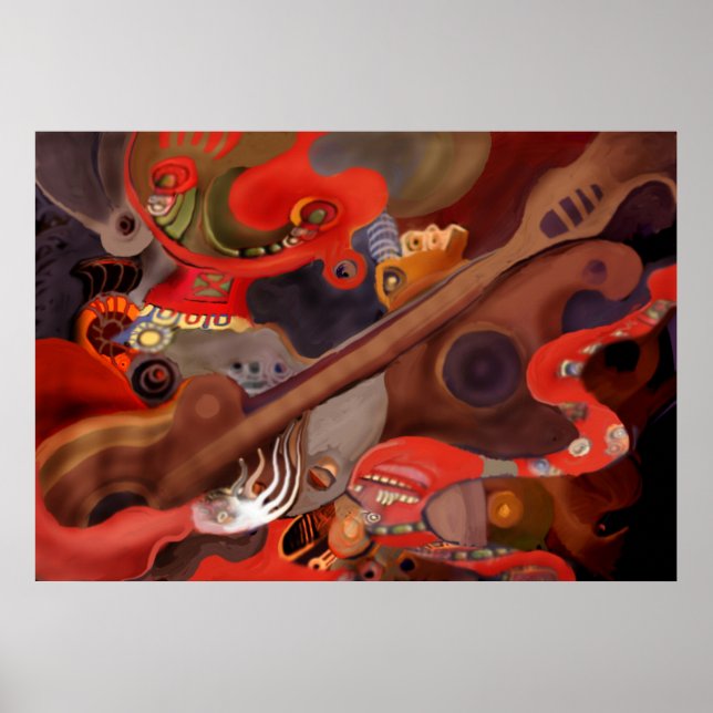 Förkolumbinpopo Poster (Framsidan)