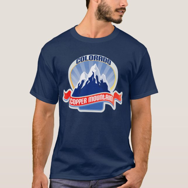 Förkoppra berg Colorado T-shirt (Framsida)