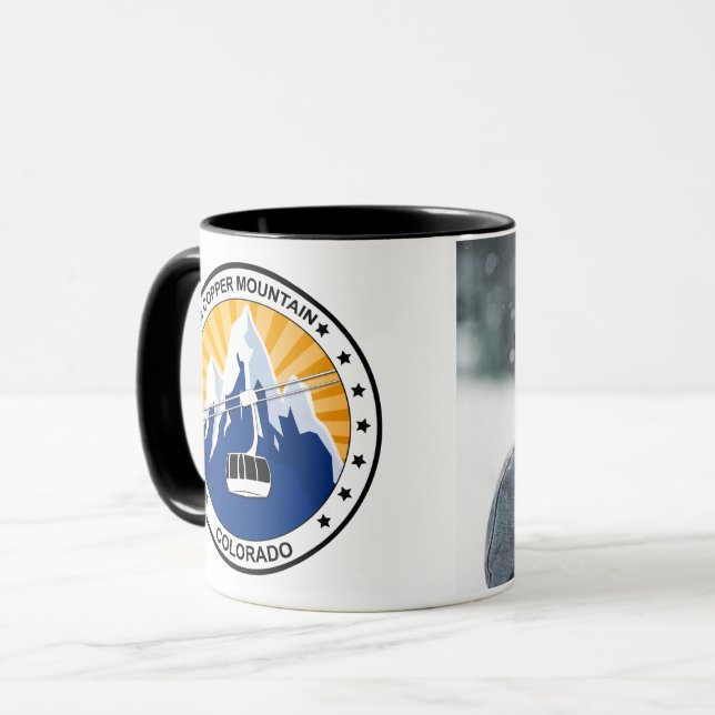 Förkoppra fotoet för den bergColorado Mugg (Framsida vänster)