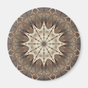 Förkoppra medaljongkaleidoscopen magnet