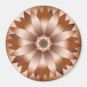 Förkoppra rosetten magnet