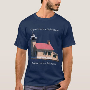 Förkoppra skjortan för hamnfyrmörk t shirt