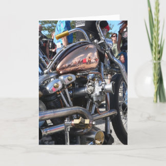 Förkoppra tankfödelsedagkortet kort