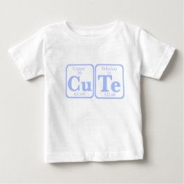 Förkoppra Tellurium (CuTe) -- Blått T-shirt
