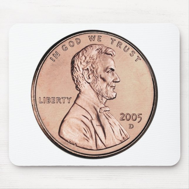 Förkopprar den Lincoln minnesmärken 2005 1 cent Musmatta (Framsidan)