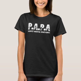 Förkortning av pappa patenterbar anjad stolpe allt t shirt