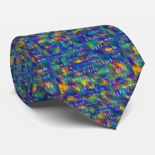 Förkortningar av Artsy Pharmacist Blue Multi-Färg Slips