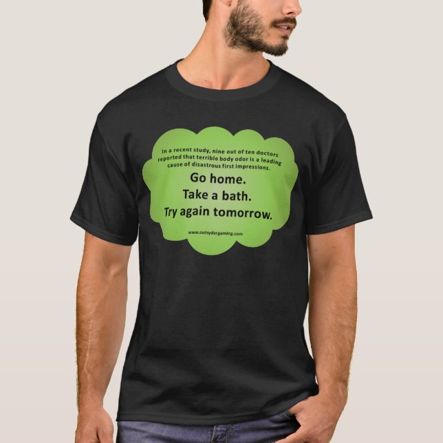 Förkroppsliga lukten tee shirt (Framsida)