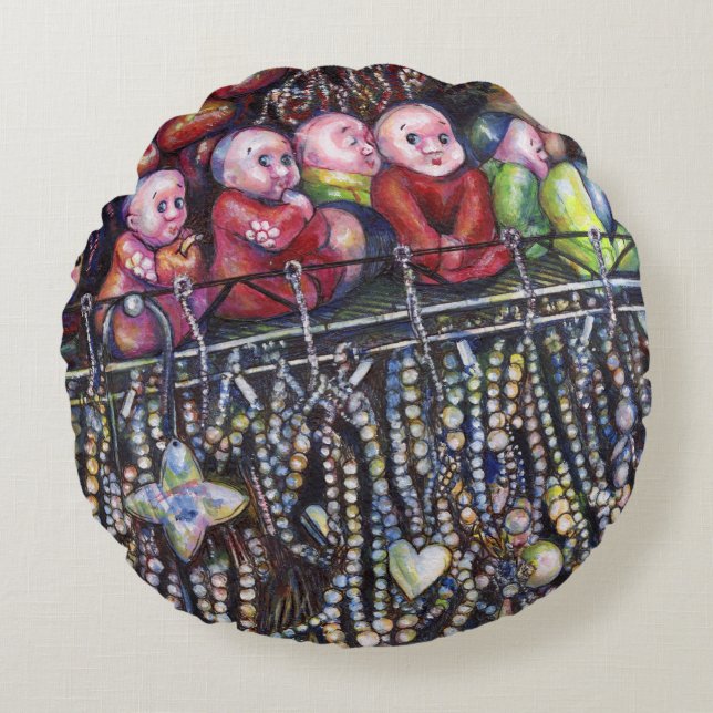 Förkroppsliga Rund Kudde (Framsidan)