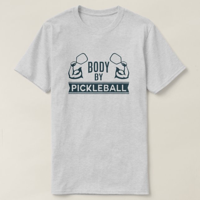 "Förkroppsliga vid den Pickleball" skjortan Tee (Design framsida)