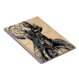 Förkroppsligar den Anatomical illustrationen för Anteckningsbok