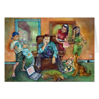 Förkrossat Hälsningskort