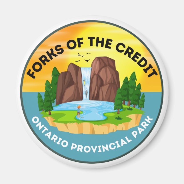 Forks of the Kredit Ontario Provincial Park Magnet (Framsidan)