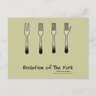 Forks utveckling vykort