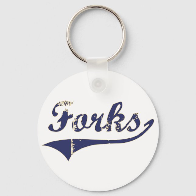 Forks Washington Classic Design Nyckelring (Framsida)