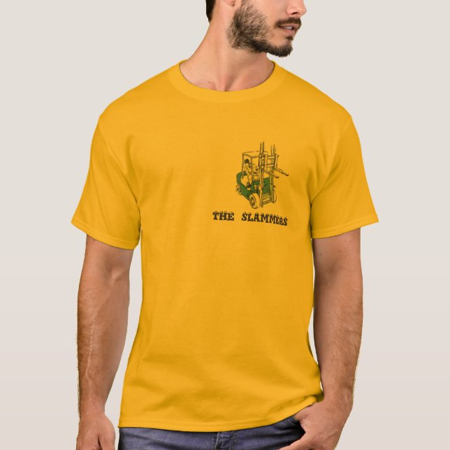 forktruckskjorta t-shirt (Framsida)