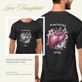 Förlaga år/överdragen levertransplantation T-Shirt