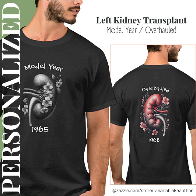 Förlaga år/överdragen njurtransplantation T-Shirt (Skapare uppladdad)