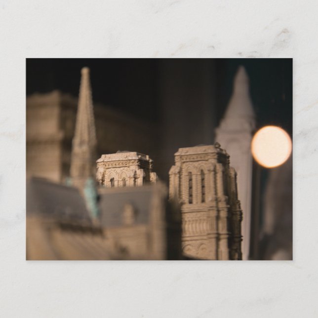 Förlaga till Notre Dame Cathedral, Paris Vykort (Framsida)