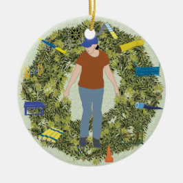 Förlagehanterare 1 för julaftonkranAgility Julgransprydnad Keramik