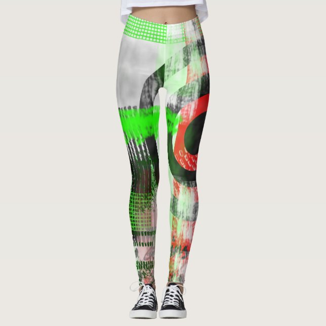 Förlagor för industriellt tryck leggings (Framsida)