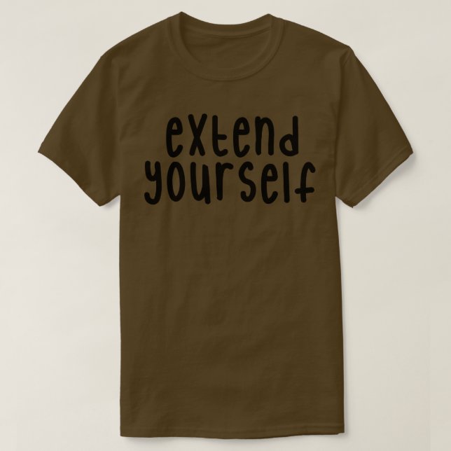 Förläng dina aktiviteter t shirt (Design framsida)