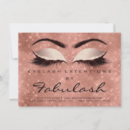 Förlängning av skönhetstecken Eftervård Instructio Inbjudningar