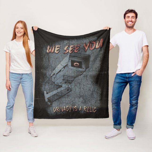 Förlängning - Techno-Dystopian Streetwear Design Fleecefilt (På plats)