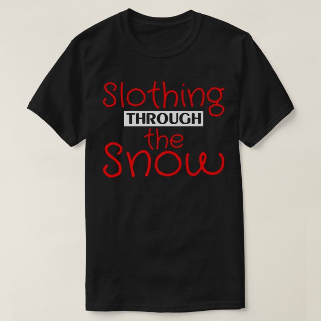 Förlångsamhet genom Snö - Premium 668 T Shirt (Design framsida)