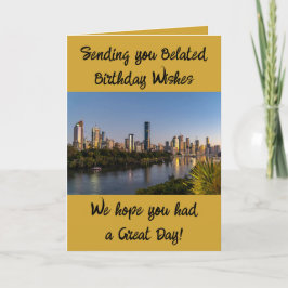 Förlängt födelsedag önskemål lägg till bild guld kort