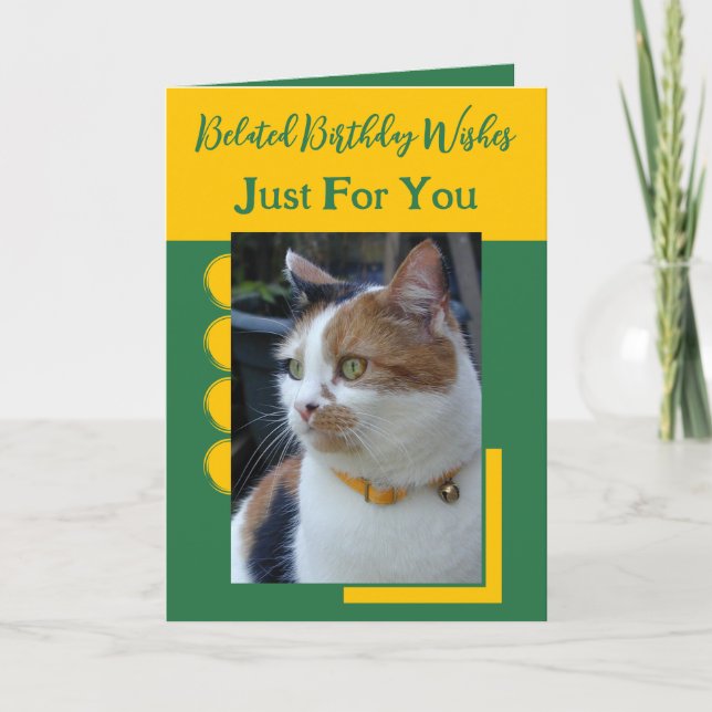 Förlängt födelsedagskalas önskemål bara för din gr kort (Framsida)