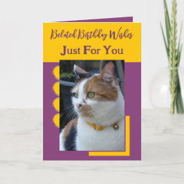 Förlängt födelsedagskalas önskemål bara för din li kort