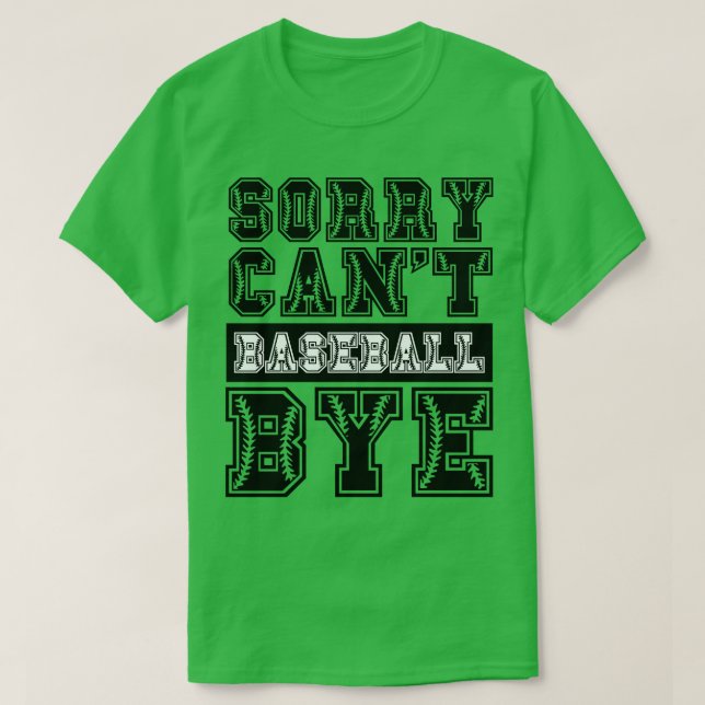 Förlåt att baseboll hej 42 t shirt (Design framsida)