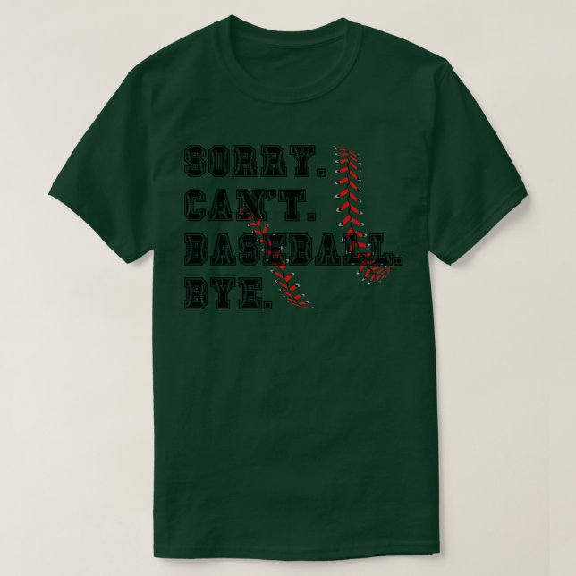 Förlåt att baseboll hej då 23 t shirt (Design framsida)