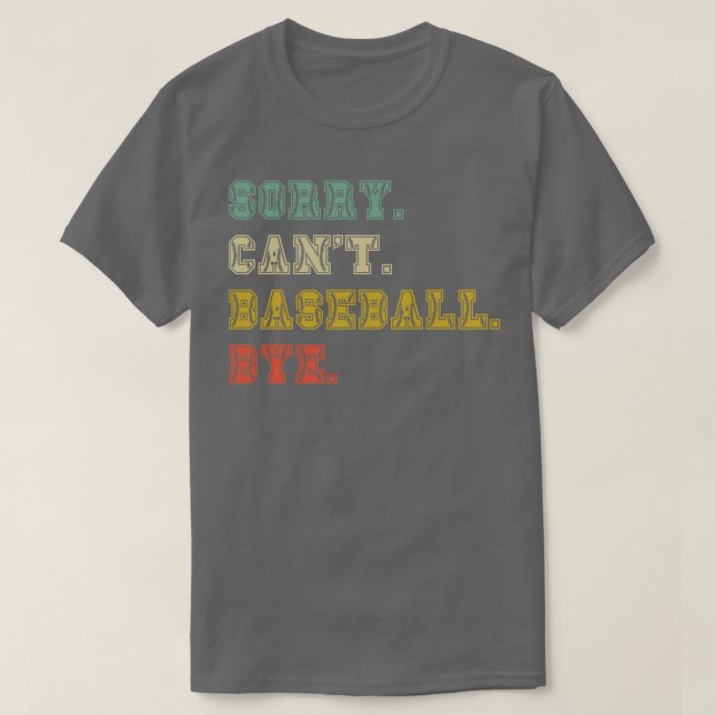 Förlåt att baseboll hej då 31 t shirt (Design framsida)