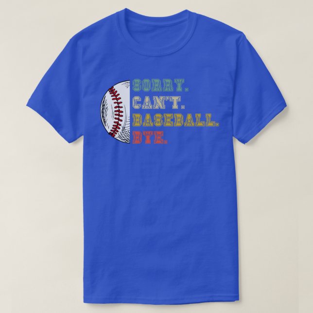 Förlåt att baseboll hej då 35 t shirt (Design framsida)