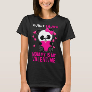 Förlåt att Dam Mamma är min hjärtans Panda-hjärtan T Shirt