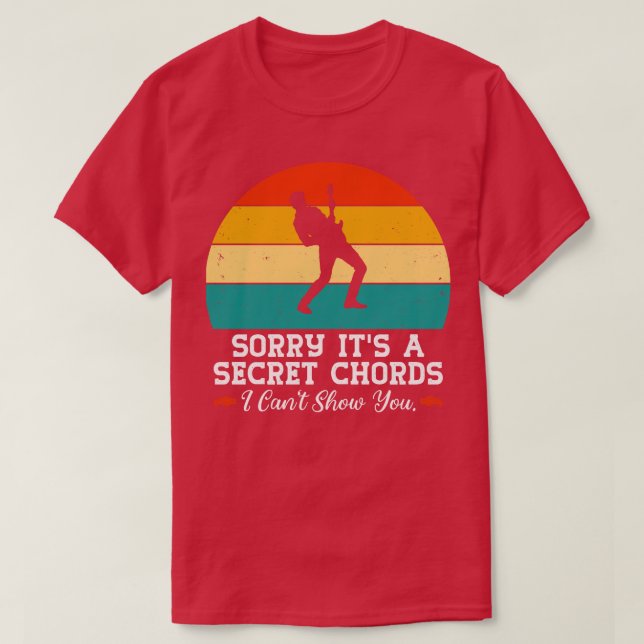 Förlåt att det är ett hemligt chords... t shirt (Design framsida)