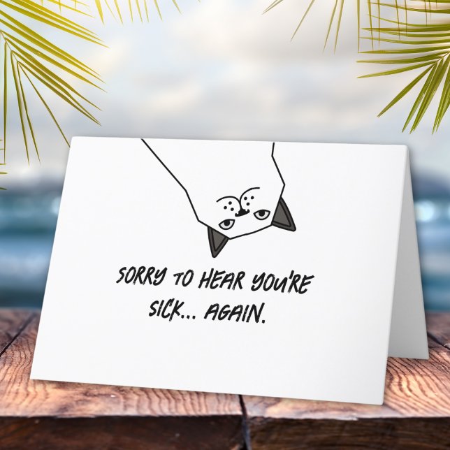 Förlåt att du är sjuk.. kort (Skapare uppladdad)