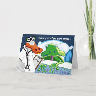 Förlåt att du inte mår bra.. kort