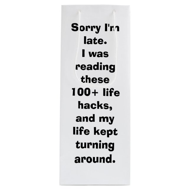 Förlåt att jag är försenade Meme Life-hacks (Framsidan)